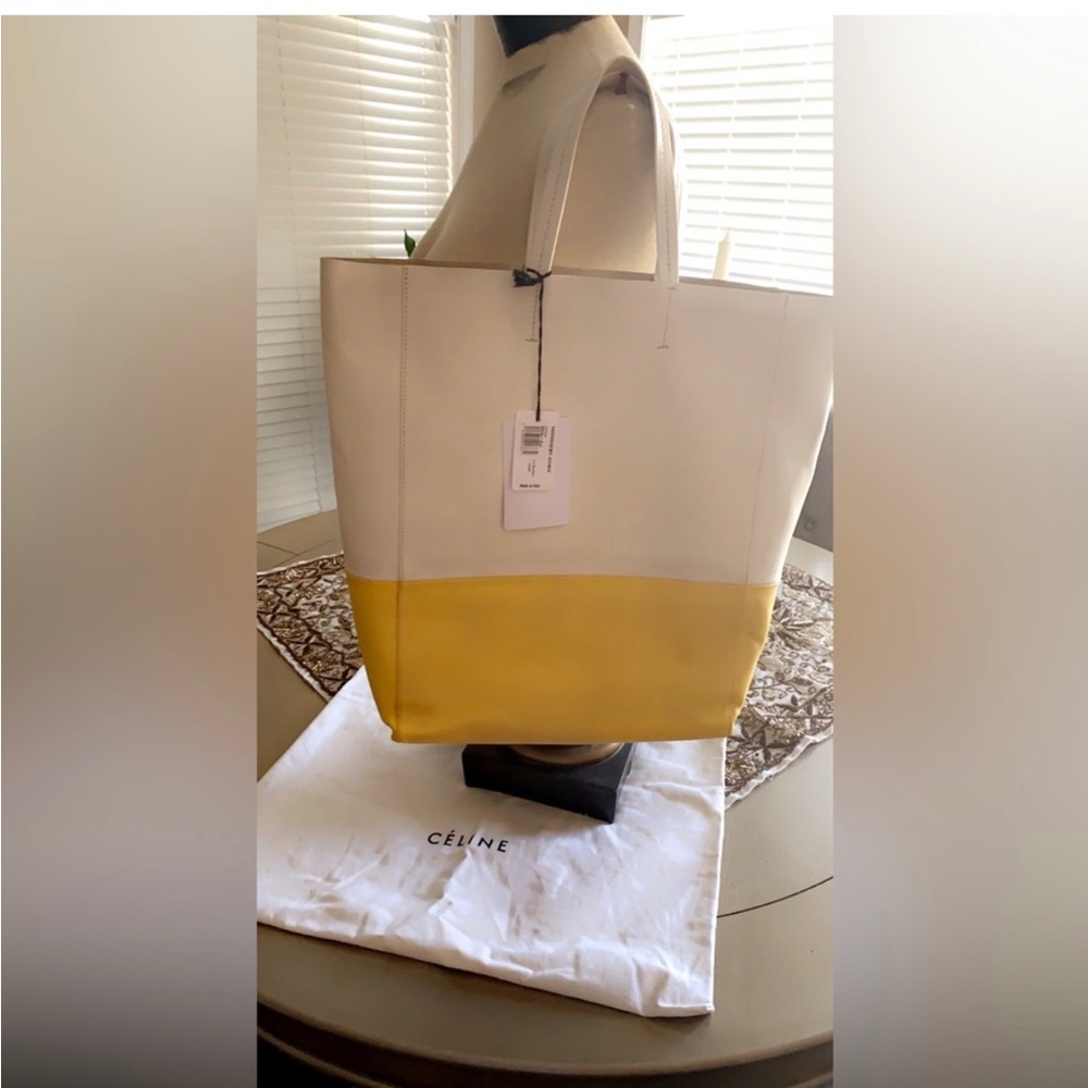 CELINE Tote white leather Bag 1352955